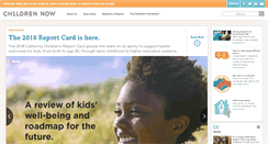 Desktop Screenshot of childrennow.org
